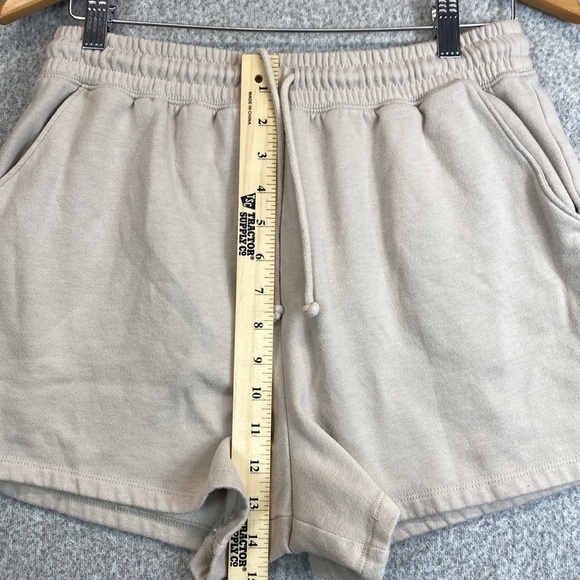 Aeropostale athletic shorts tan M drawstring comfy elastic baggy sweatshirt - Picture 4 of 10